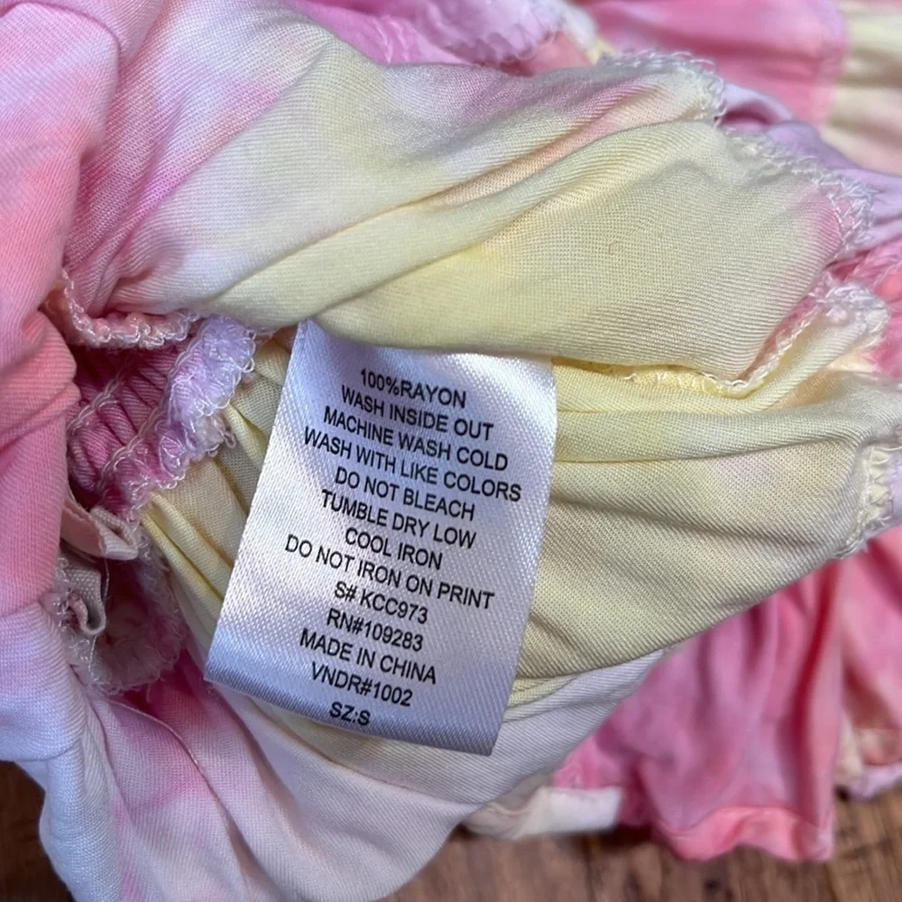 Vintage Havana Girl’s Pink and Yellow Matching Set Size S